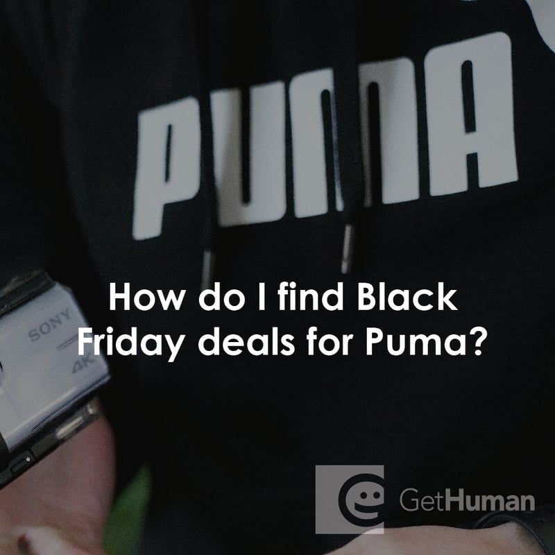 How Do I Find Black Friday Deals for Puma?