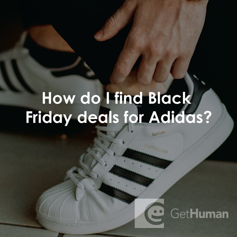How Do I Find Black Friday Deals for Adidas?