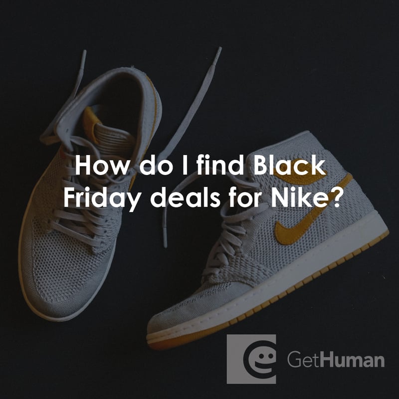 How Do I Find Black Friday Deals for Nike?