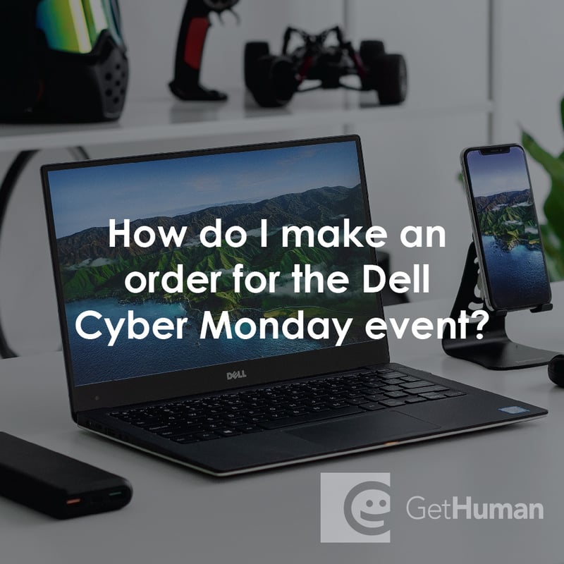 How Do I Make an Order for the Dell Cyber Monday Event?