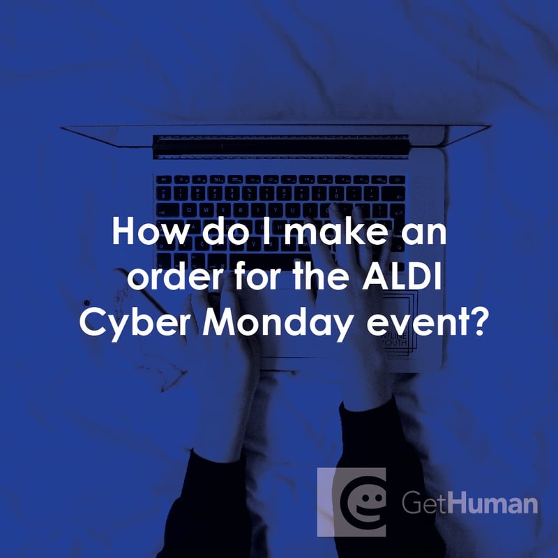 How Do I Make an Order for the Aldi Cyber Monday Event?