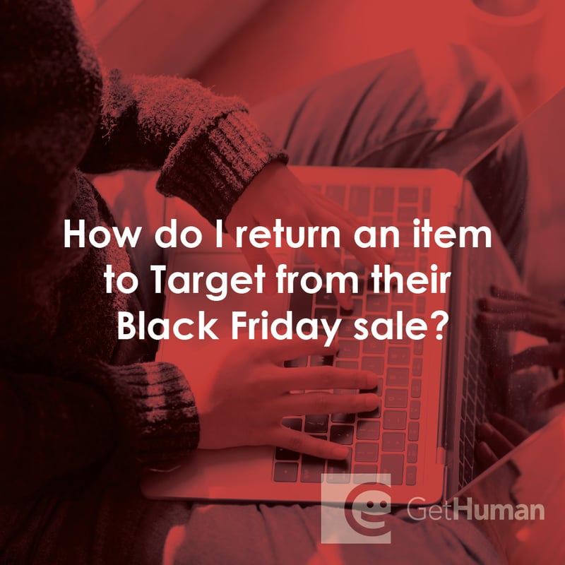 How Do I Return an Item to Target from Their Black Friday Sale?