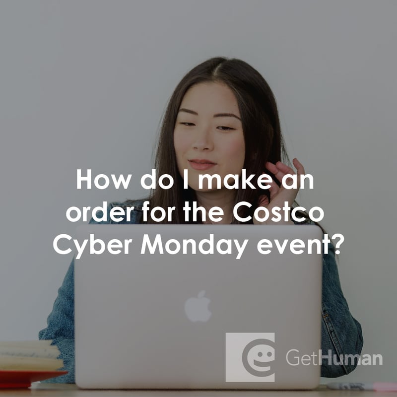 How Do I Make an Order for the Costco Cyber Monday Event?