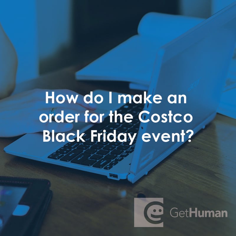 How Do I Make an Order for the Costco Black Friday Event?