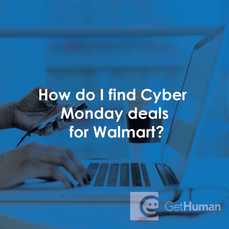 How Do I Find Cyber Monday Deals for WalMart?
