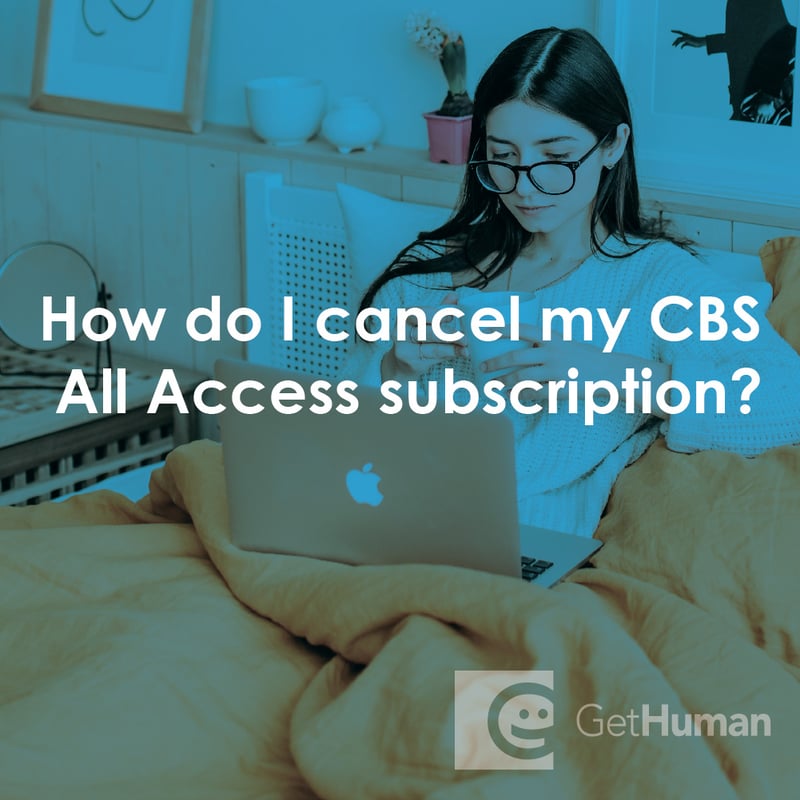 How Do I Cancel My Cbs All Access Subscription?