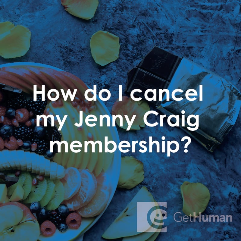 How Do I Cancel My Jenny Craig Membership?