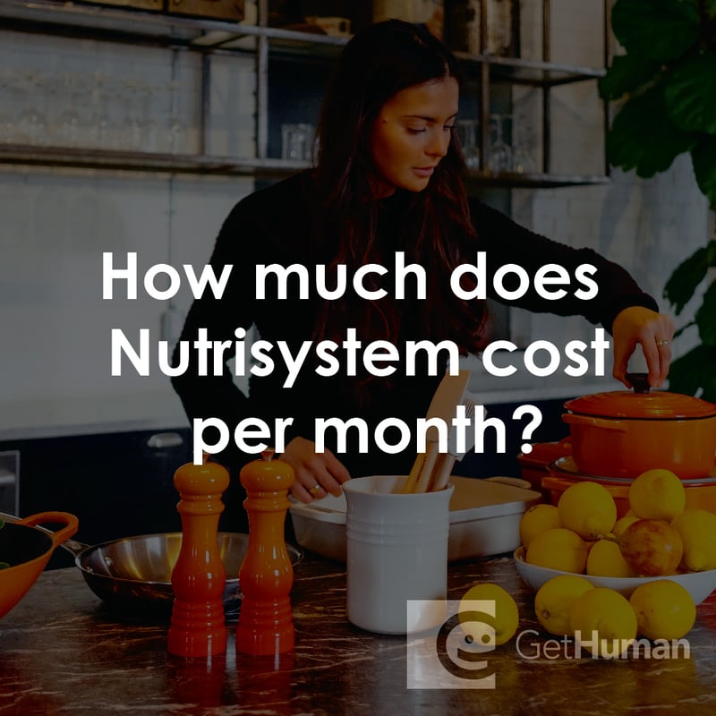 How Much Does NutriSystem Cost Per Month?