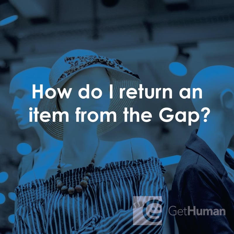 How Do I Return an Item from The Gap?
