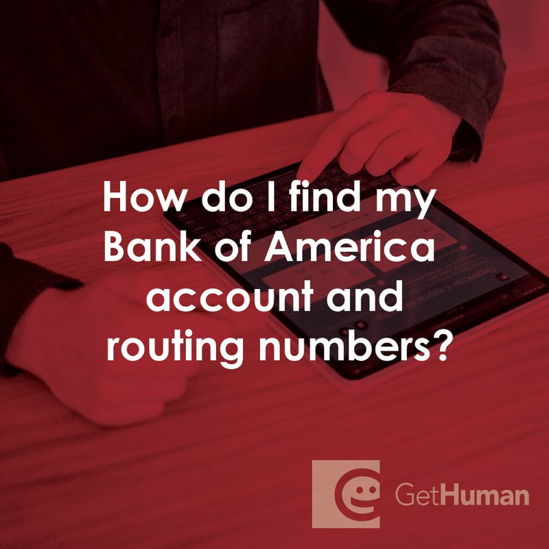 How Do I Find My Bank of America Account and Routing Numbers?