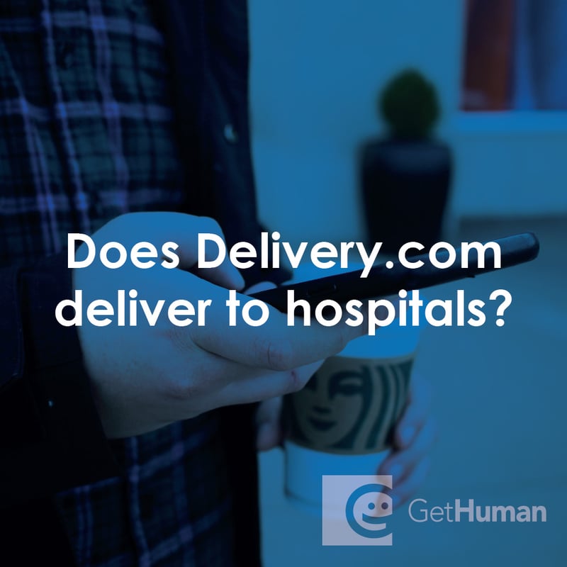 Does Delivery.com Deliver to Hospitals?