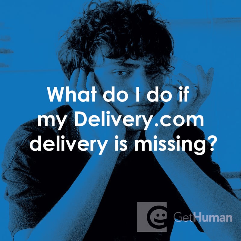 What Do I Do If My Delivery.com Delivery Is Missing?