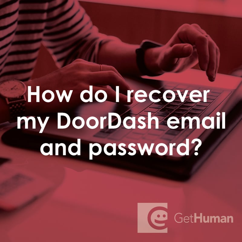 How Do I Recover My DoorDash Email and Password?