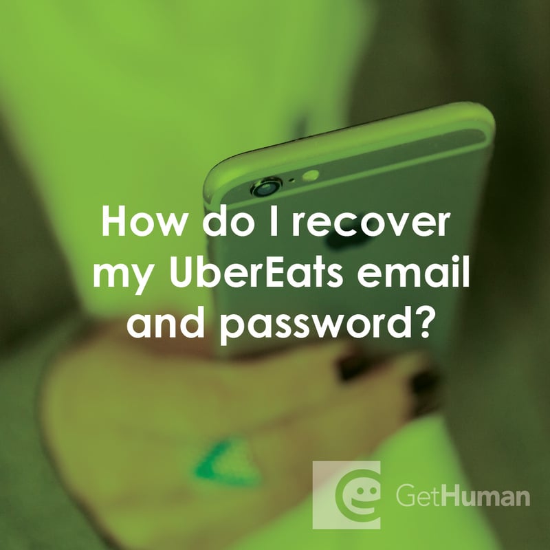 How Do I Recover My UberEATS Email and Password?