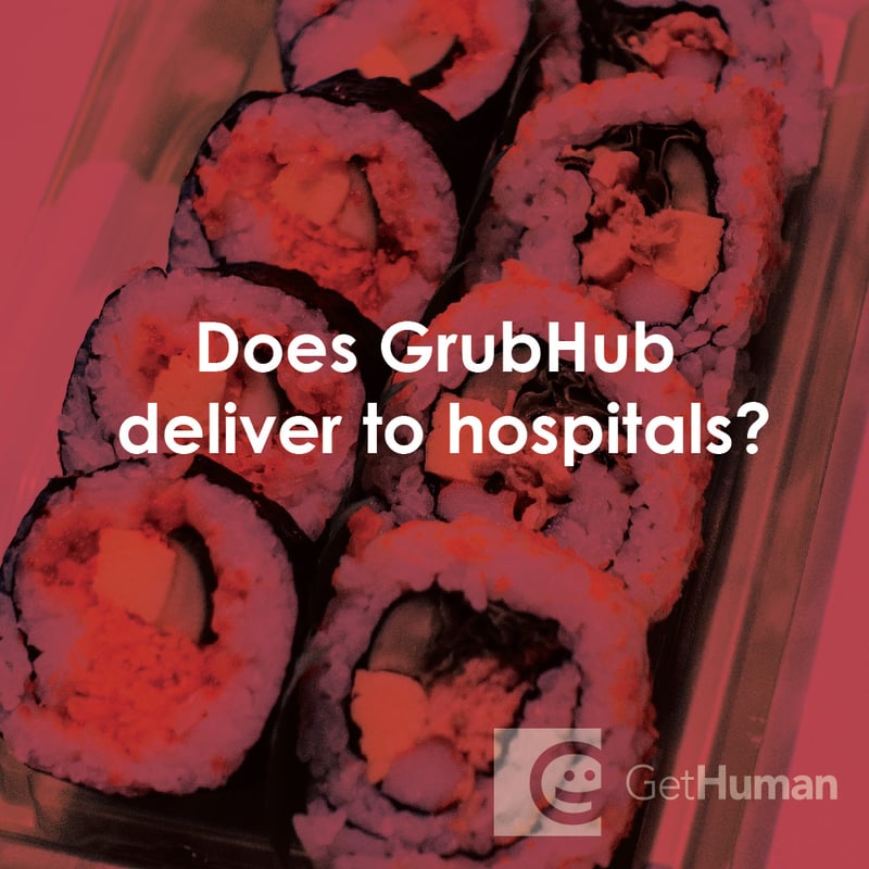 Does Grubhub Deliver to Hospitals?
