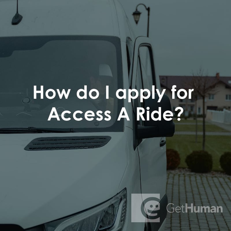 How Do I Apply for Access-A-Ride?