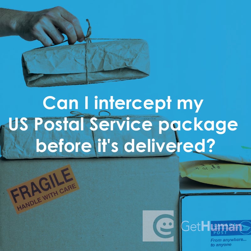 Can I Intercept My US Postal Service Package Before It's Delivered?