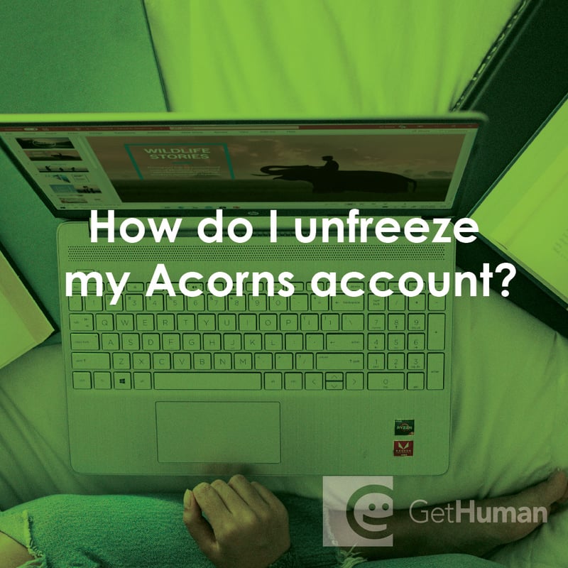 How Do I Unfreeze My Acorns Account?