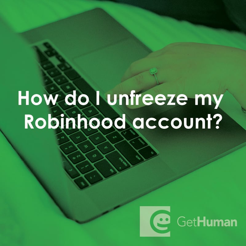 How Do I Unfreeze My Robinhood Account?