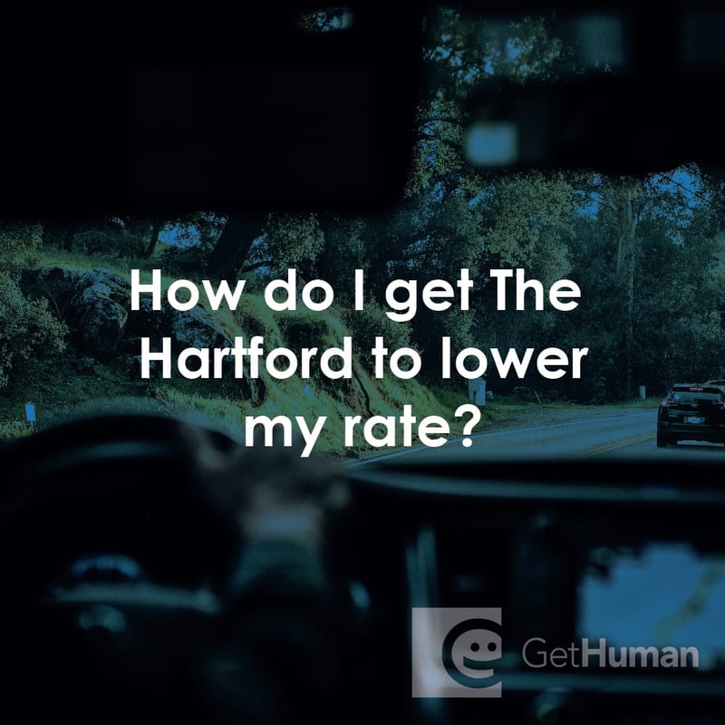 How Do I Get The Hartford to Lower My Rate?