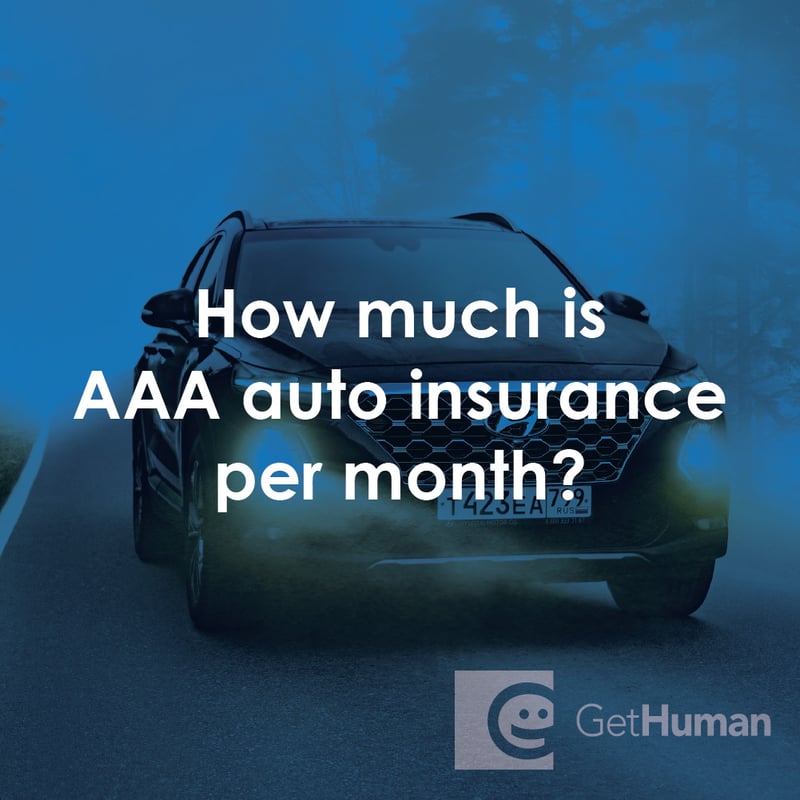 How Much Is AAA Auto Insurance Per Month?