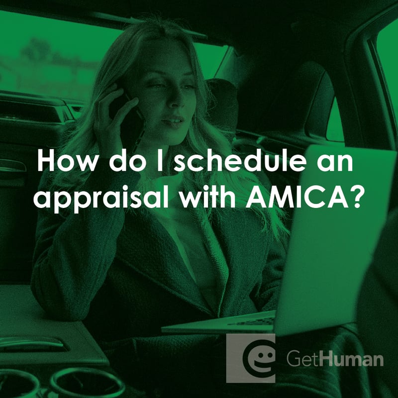 How Do I Schedule an Appraisal with Amica?