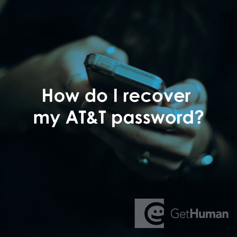 How Do I Recover My AT&T Password?