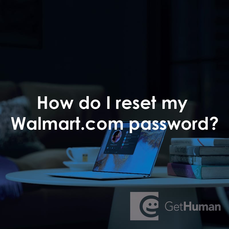 How Do I Reset My WalMart Password?