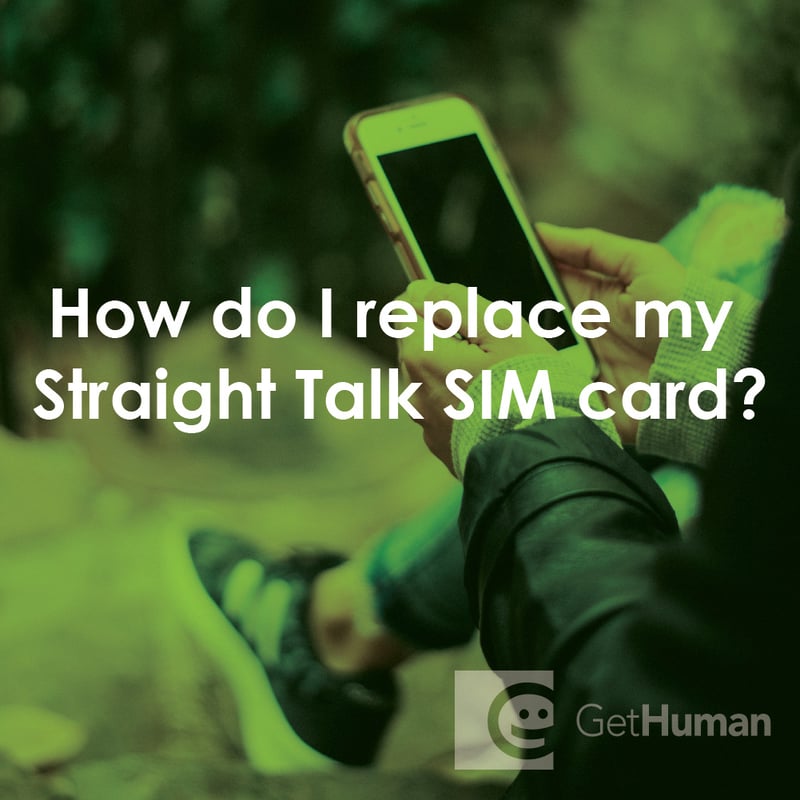 How Do I Replace My Straight Talk Sim Card?