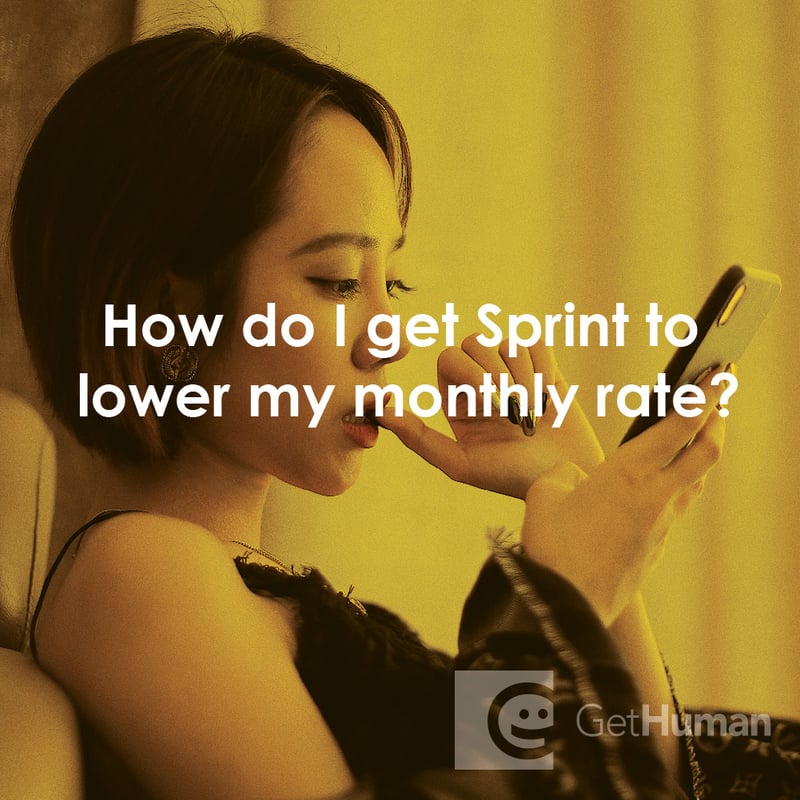 How Do I Get Sprint to Lower My Monthly Rate?