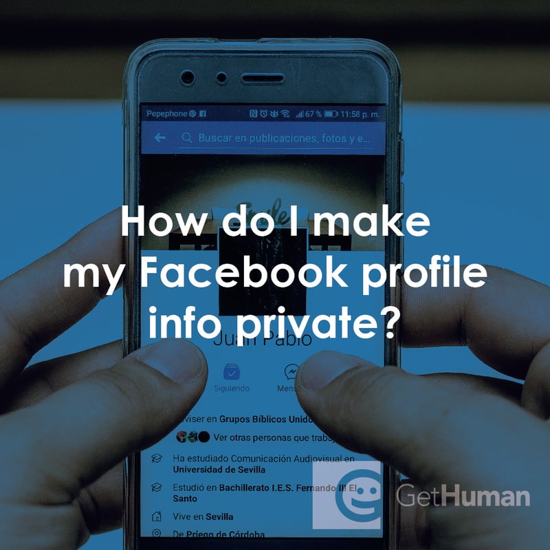 How Do I Make My Facebook Profile Info Private?