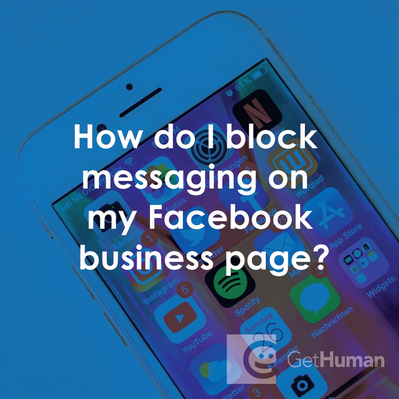 How Do I Block Messaging on My Facebook Business Page?