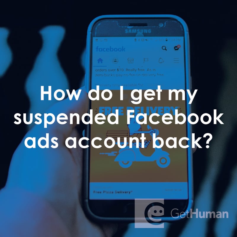 How Do I Get My Suspended Facebook Ads Account Back?