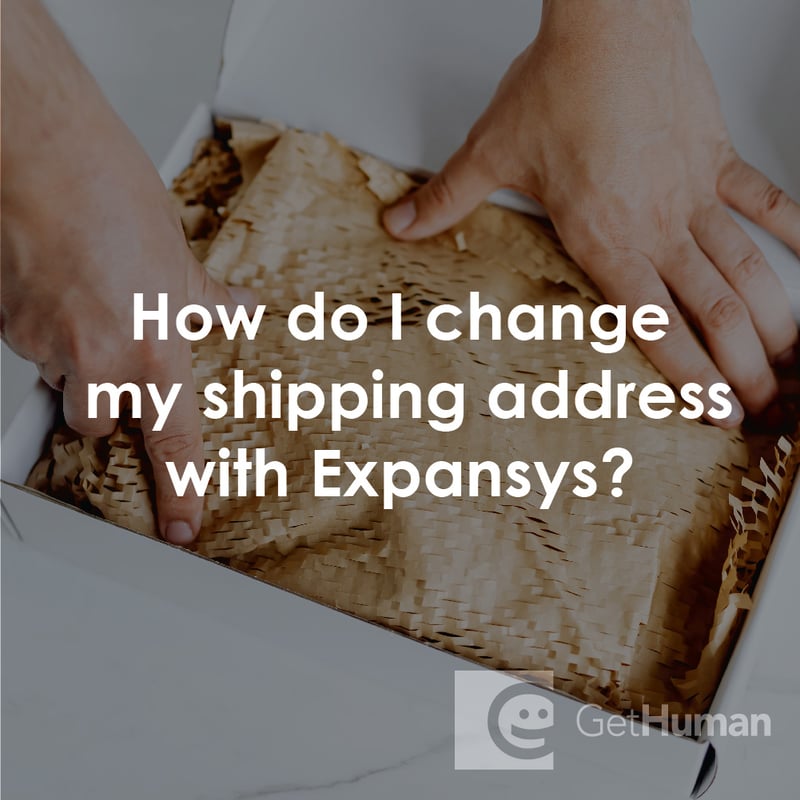 How Do I Change My Shipping Address with Expansys?
