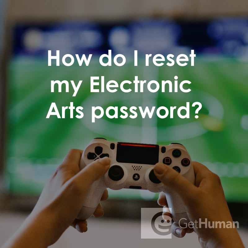 How Do I Reset My Electronic Arts Password?