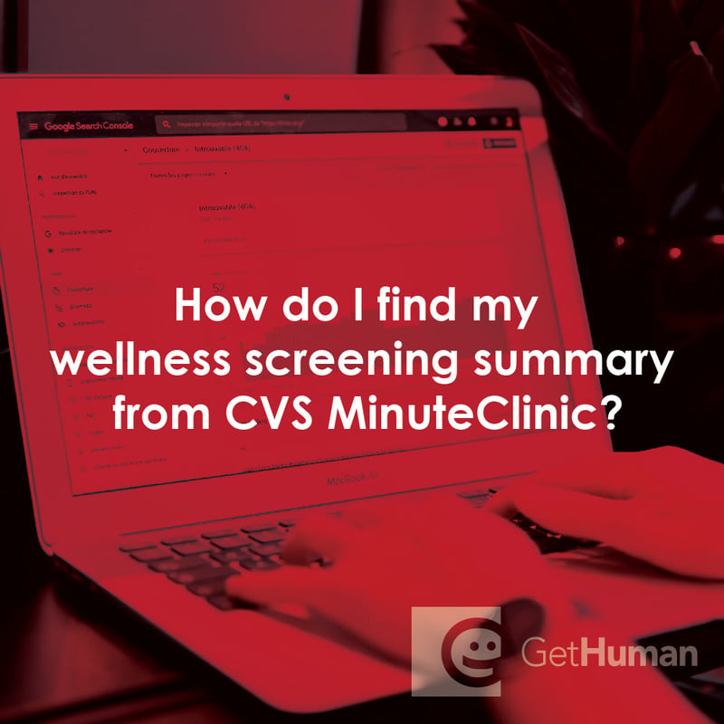 How Do I Find My Wellness Screening Summary from Cvs Minuteclinic?