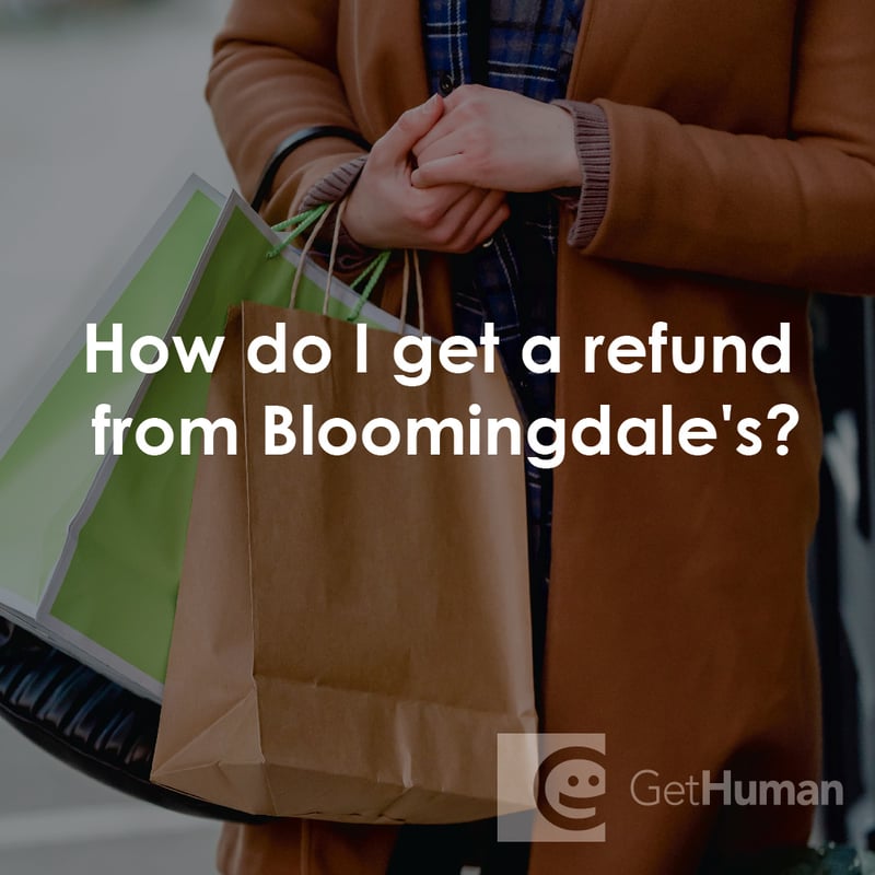 How Do I Get a Refund from Bloomingdale's?