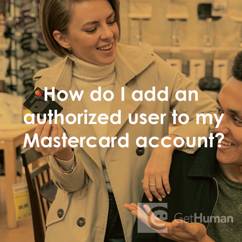 How Do I Add an Authorized User to My MasterCard Account?