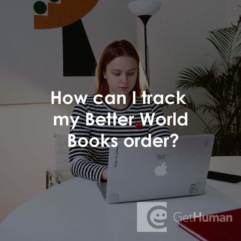 How Can I Track My Better World Books Order?