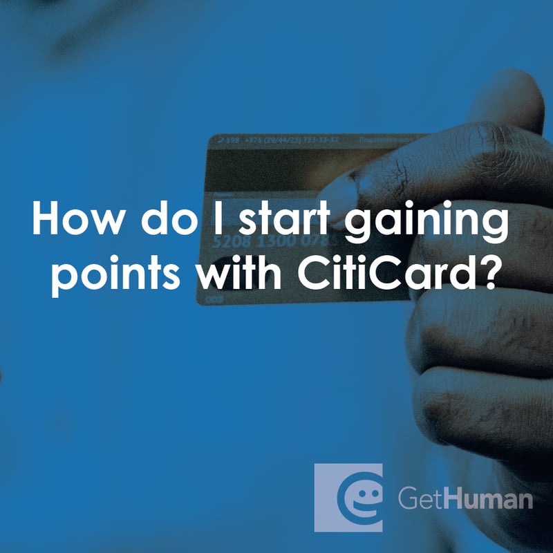 How Do I Start Gaining Points with Citicard?