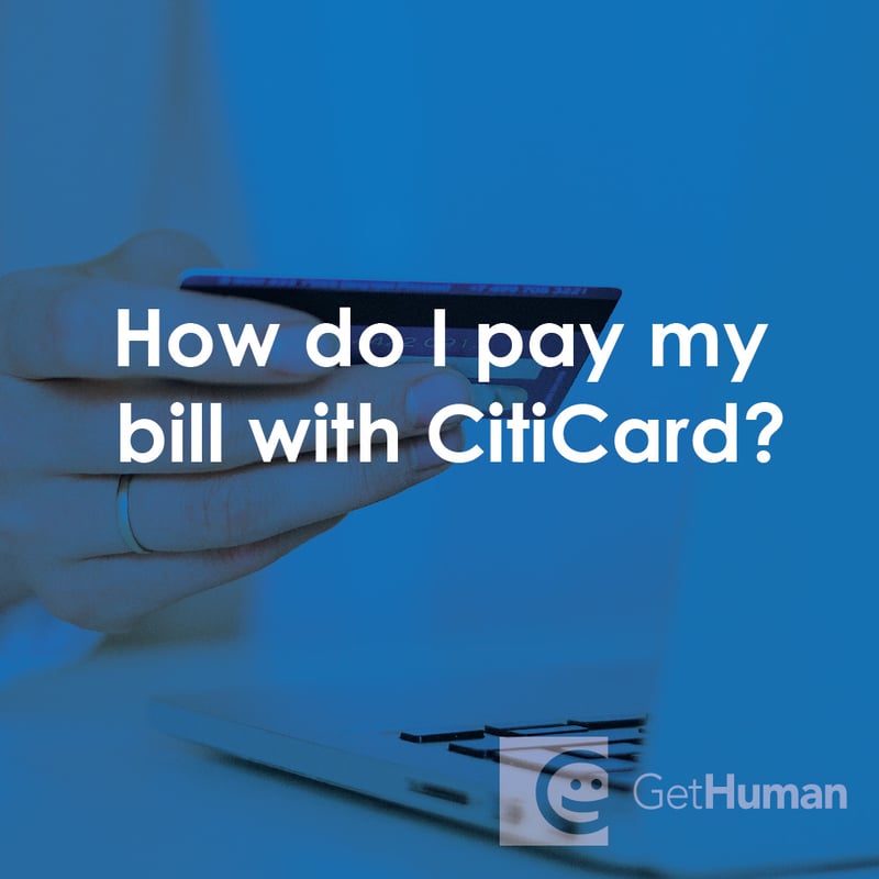 How Do I Pay My Bill with Citicard?