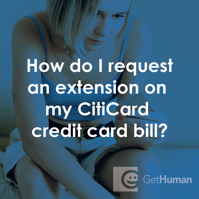 How Do I Request an Extension on My Citicard Credit Card Bill?