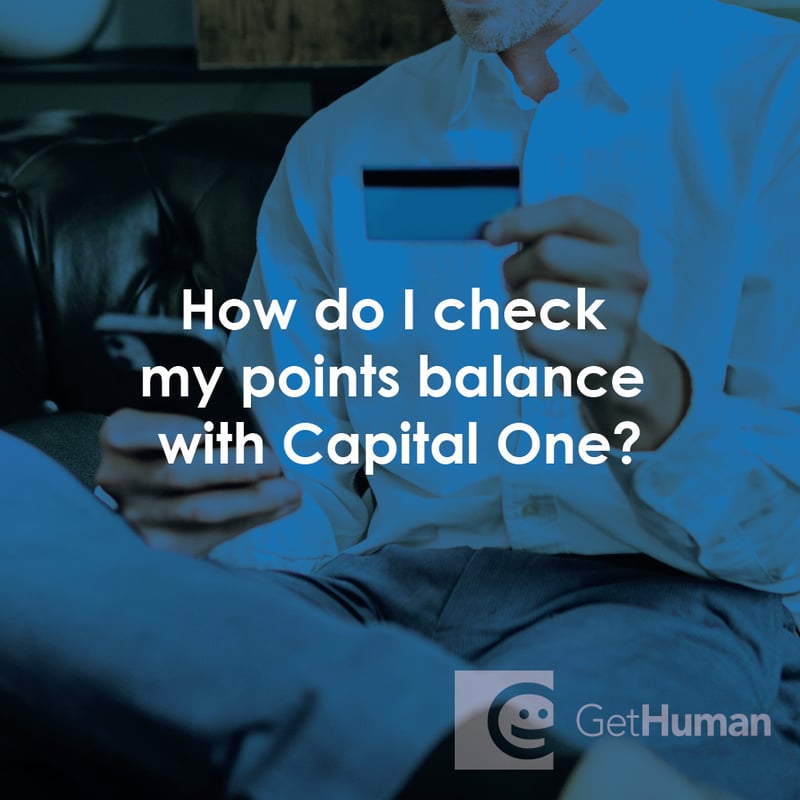 How Do I Check My Points Balance with Capital One?