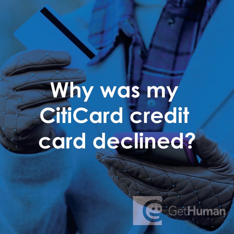 Why Was My Citicard Credit Card Declined?