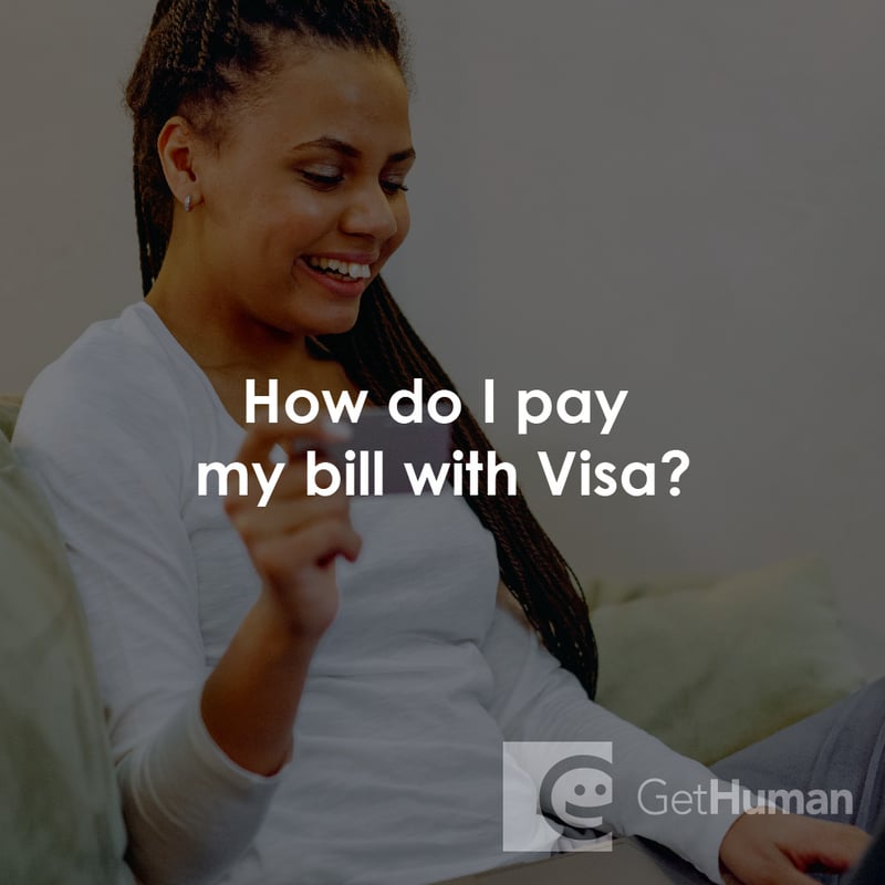 How Do I Pay My Bill with Visa?