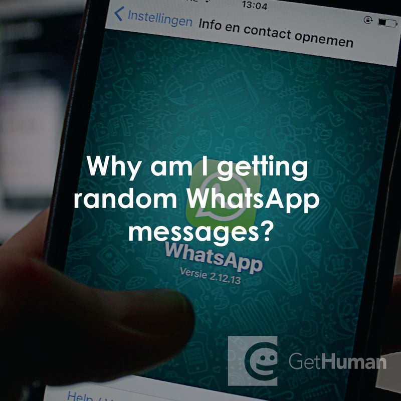 Why Am I Getting Random WhatsApp Messages?