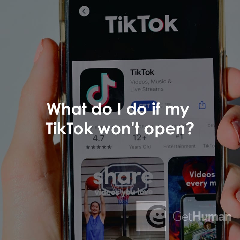 What Do I Do If My TikTok Won't Open?