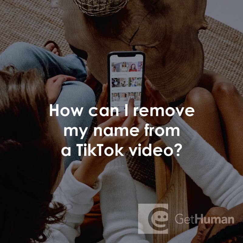 How Can I Remove My Name from a TikTok Video?