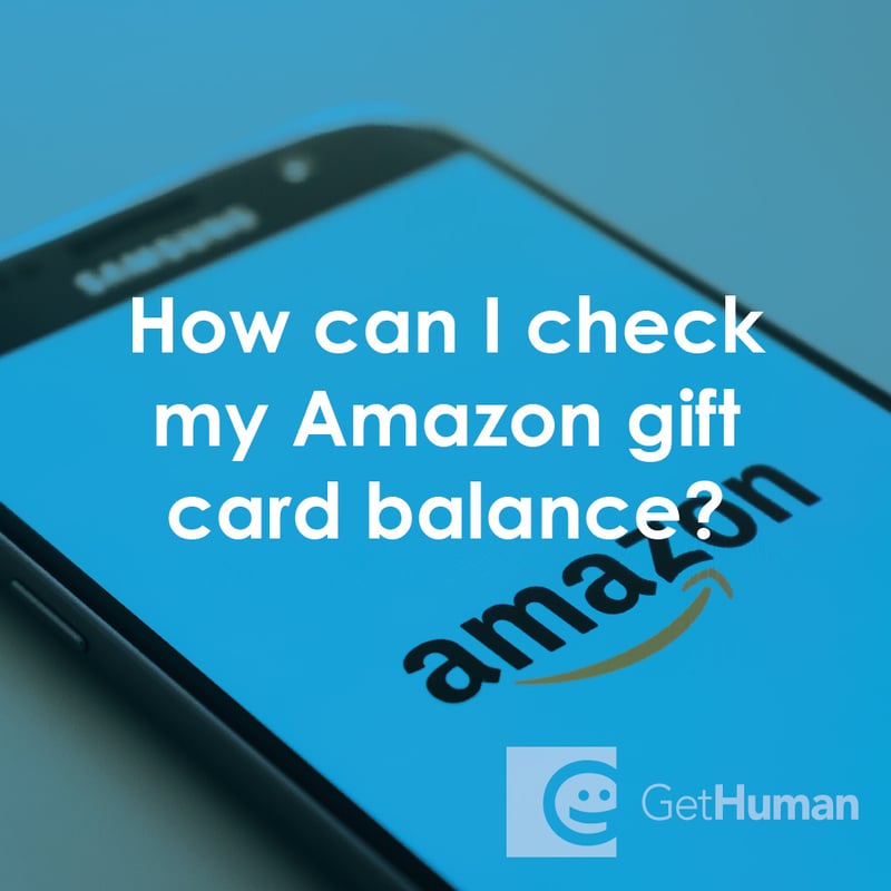 How Can I Check My Amazon Gift Card Balance?