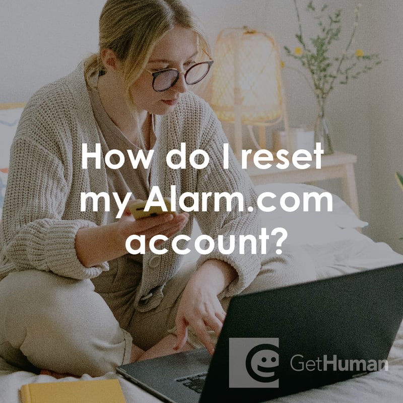 How Do I Reset My Alarm.com Account?